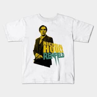 Renfield movie Nicolas Cage Nicholas Hoult design ironpalette Kids T-Shirt